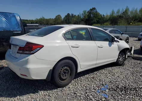 2013 Honda Civic Lx из США, поврежденный, VIN 19XFB2F59DE020053